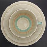 Susie Cooper - Banding, Blue 698 - 6-setting Dinner Set and Serving Ware