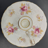 Oakley China - Pink Roses - Candle Holder