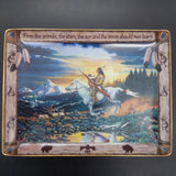 Franklin Porcelain - American Indian: From Nature Man Shall Learn - Display Plate