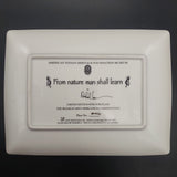 Franklin Porcelain - American Indian: From Nature Man Shall Learn - Display Plate