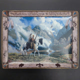 Franklin Porcelain - American Indian: We Belong to the Earth - Display Plate