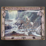 Franklin Porcelain - American Indian: These Are Our Brothers - Display Plate