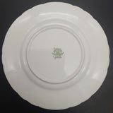 Tuscan - Framed Flowers and Leaves on Pink - Side Plate