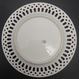 Victoria - Fruit, Pears - Display Plate with Pink Pierced Rim