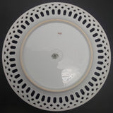Victoria - Fruit, Strawberries - Display Plate with Pierced Rim