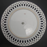 Victoria - Fruit, Plums - Display Plate with Pierced Rim