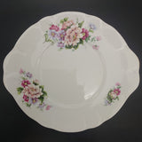 Springfield - Pink and Blue Flowers - Cake Plate