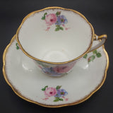 Roslyn - Pink and Blue Flowers - Duo