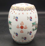 Chinese-made - Dragons - Barrel Form Lidded Jar