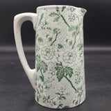 Vintage - Green Chintz - Tall Jug