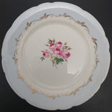 Royal Stafford - Pink Roses, Blue Rim - Side Plate