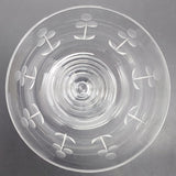 Stuart Crystal - Etched Flowers - Footed Dessert Glass