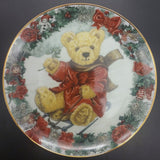 Franklin Mint - Teddy's Winter Wonderland - Display Plate