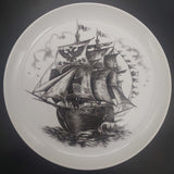 Schumann - Sailing Ship, Eagle Flag - Display Plate