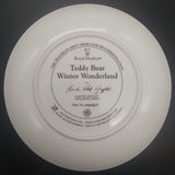 Royal Doulton - Teddy Bear Winter Wonderland - Display Plate
