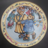 Royal Doulton - Teddy Bear Skating - Display Plate