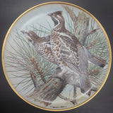 Limoges - Gamebirds of the World: Hazel Grouse - Display Plate