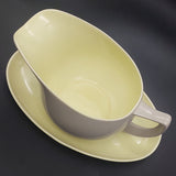 Branksome - Transvaal Grey and Evening Primrose - Gravy Boat and Underplate