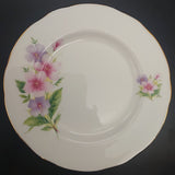Royal Winchester - Purple and Pink Flowers - Side Plate