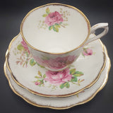 Royal Albert - American Beauty - Trio: Hampton Cup, Round Side