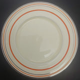 Grindley - Orange and Platinum Stripes - Side Plate