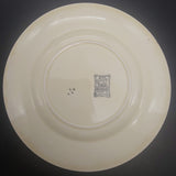 Grindley - Orange and Platinum Stripes - Side Plate