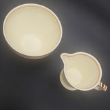 Grindley - Orange and Platinum Stripes - 20-piece Tea Set