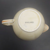 Grindley - Orange and Platinum Stripes - Milk Jug
