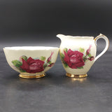 Roslyn - Wheatcroft Roses, No 2 Grand Gala on Cream - 21-piece Tea Set