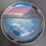 Franklin Mint - Night of the Dolphin - Display Plate