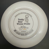 Franklin Mint - Teddy Bear Winter Frolic - Display Plate