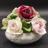 Aynsley - Porcelain Flowers in Bowl - Ornament