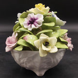 Coalport - Porcelain Flowers in Bowl - Ornament