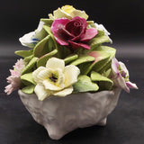 Coalport - Porcelain Flowers in Bowl - Ornament