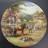 Wedgwood - Country Days Series, No 12 Planting Potatoes - Display Plate