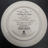 Wedgwood - Country Days Series, No 10 Herding the Sheep - Display Plate