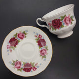 Queen Anne - Maroon and Pink Roses, 8637 - Trio