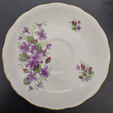Colclough - Violets, 7876 - Saucer