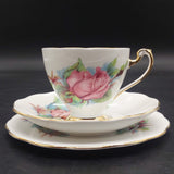 Roslyn - Wheatcroft Roses, No 1 Rendezvous - Trio with Coloured Cup Interior