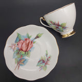 Roslyn - Wheatcroft Roses, No 1 Rendezvous - Trio with Coloured Cup Interior