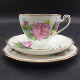 Roslyn - Wheatcroft Roses, No 5 Prelude - Trio with Rosebud Cup Interior