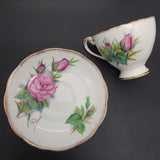 Roslyn - Wheatcroft Roses, No 5 Prelude - Trio with Rosebud Cup Interior