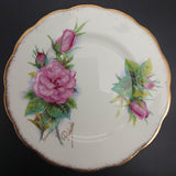 Roslyn - Wheatcroft Roses, No 5 Prelude - Trio with Rosebud Cup Interior