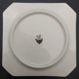 Carl Tielsch - Fruit, Orange Rim - Set of 6 Sandwich Plates