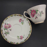 Salisbury - Pink Flowers, Leafy Rim - Trio