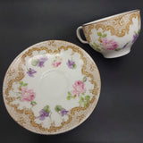 Royal Doulton - Pink Roses and Violets, E4892 - Trio