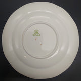 Booths - Floral Spray, Green Band - Salad Plate