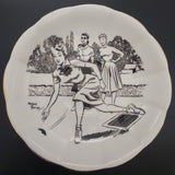 Royal Albert - Ladies Lawn Bowls, by Arthur Ferrier - Saucer
