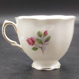 Colclough - Pink/Yellow and Red Roses, Inside Cloud - Cup