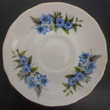 Queen Anne - Blue Flowers [C] - Saucer